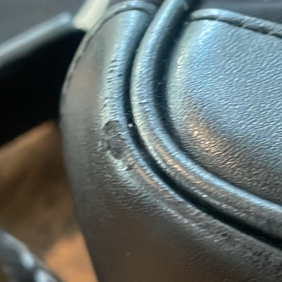 Michael Kors black white nylon camera crossbody bag webbing logo strap - Picture 17 of 17